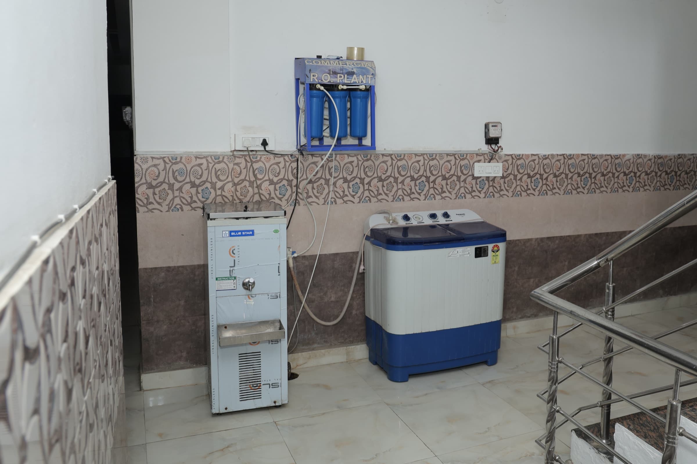 Laundry and water facilities